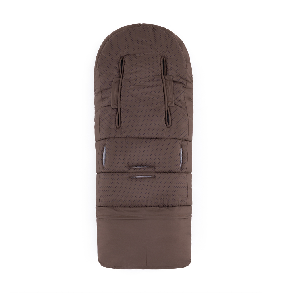 PETITE&amp;MARS Set zimný fusak Jibot 3v1 + rukavice na kočík Jasie Dark Walnut