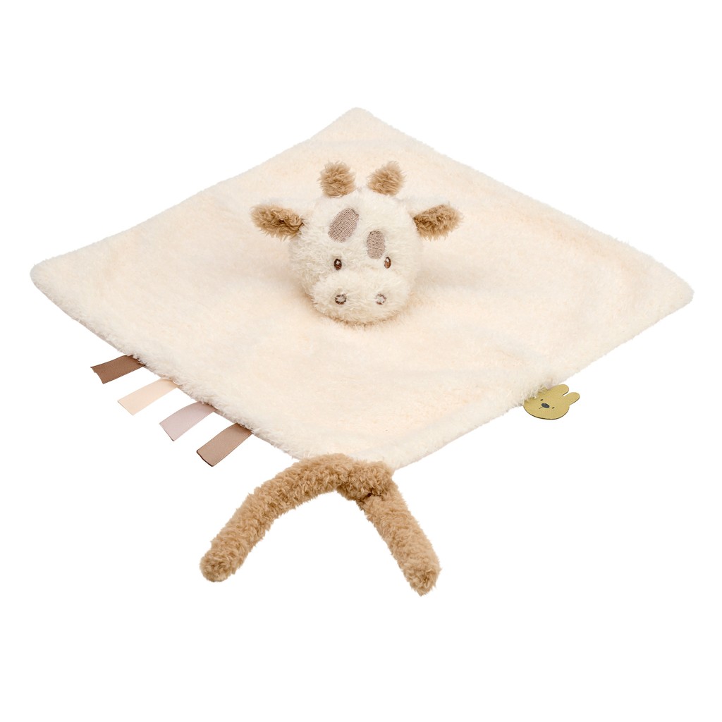 NATTOU Maznáčik plyšový Teddy žirafa 28 x 28 cm, 0m+