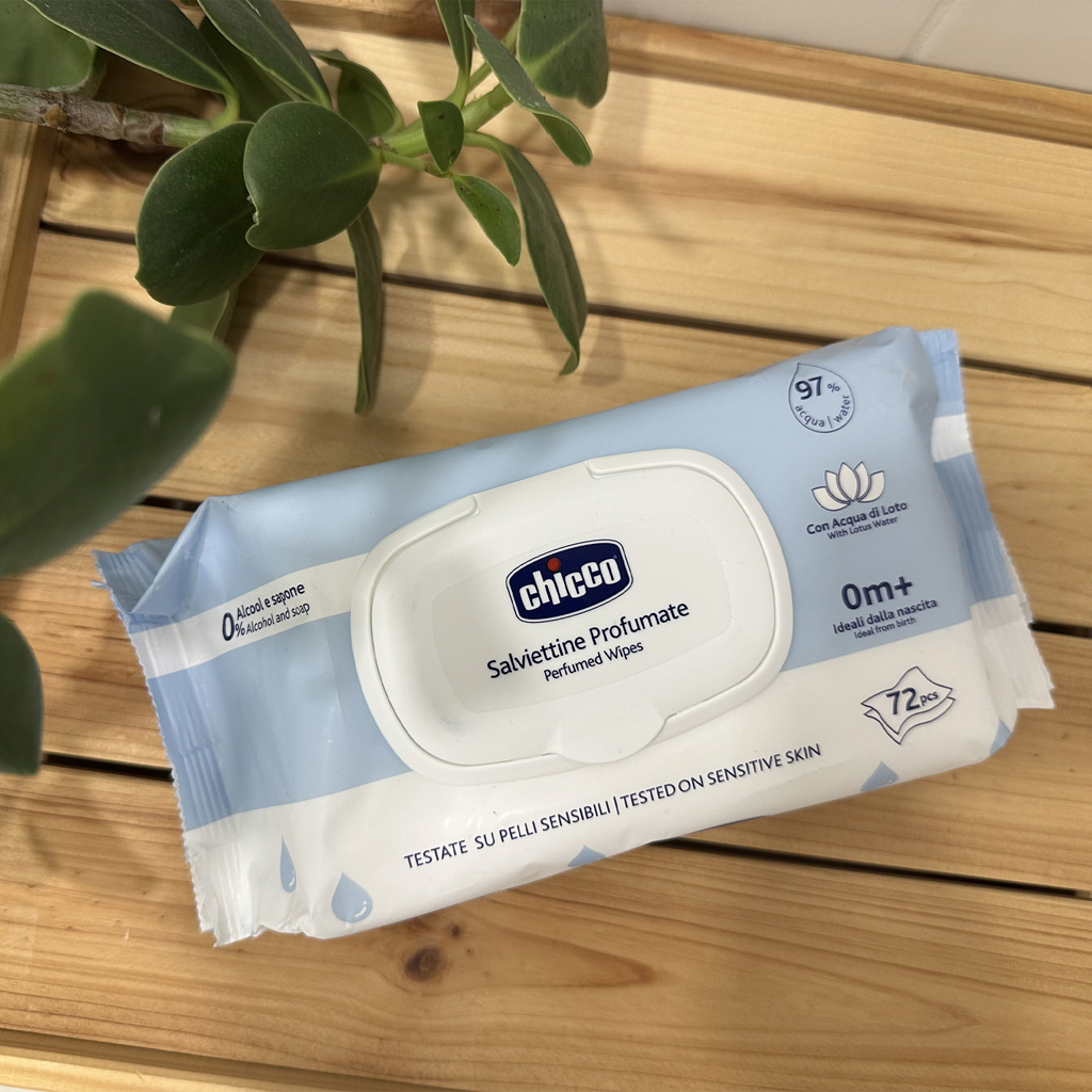 CHICCO Aviváž koncentrovaná Baby Sensitive Jemný dotyk 750 ml + vlhčené obrúsky 72 ks zadarmo