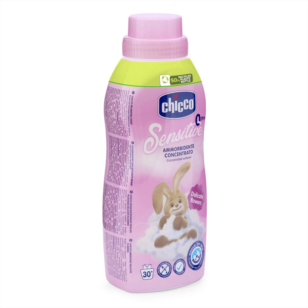 CHICCO Aviváž koncentrovaná Baby Sensitive Kvetinové objatie 750 ml + vlhčené obrúsky 72 ks zadarmo
