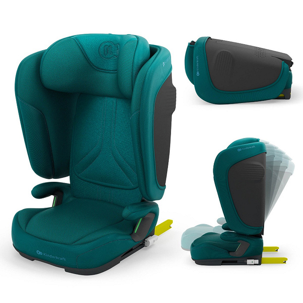 KINDERKRAFT Autosedačka skladacia Unity 2 I-Size Green