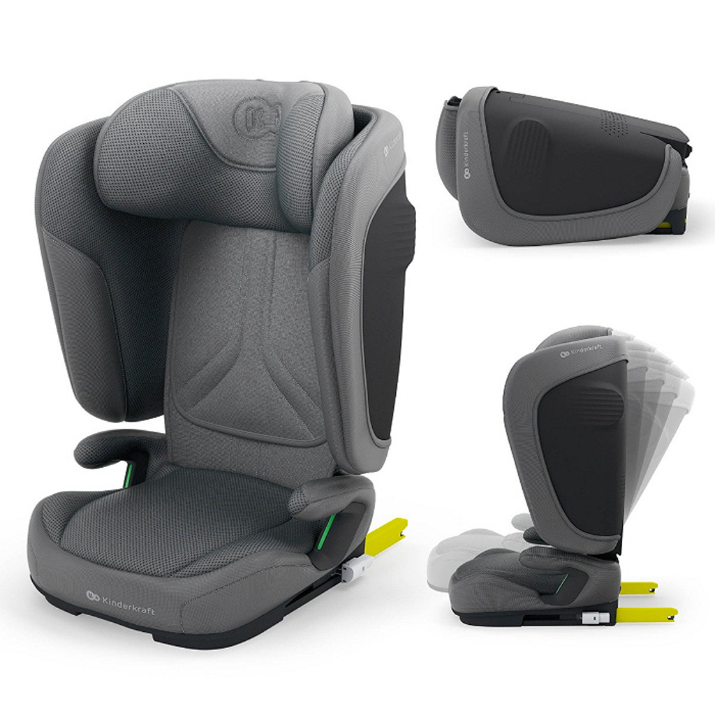 KINDERKRAFT Autosedačka skladacia Unity 2 I-Size Grey