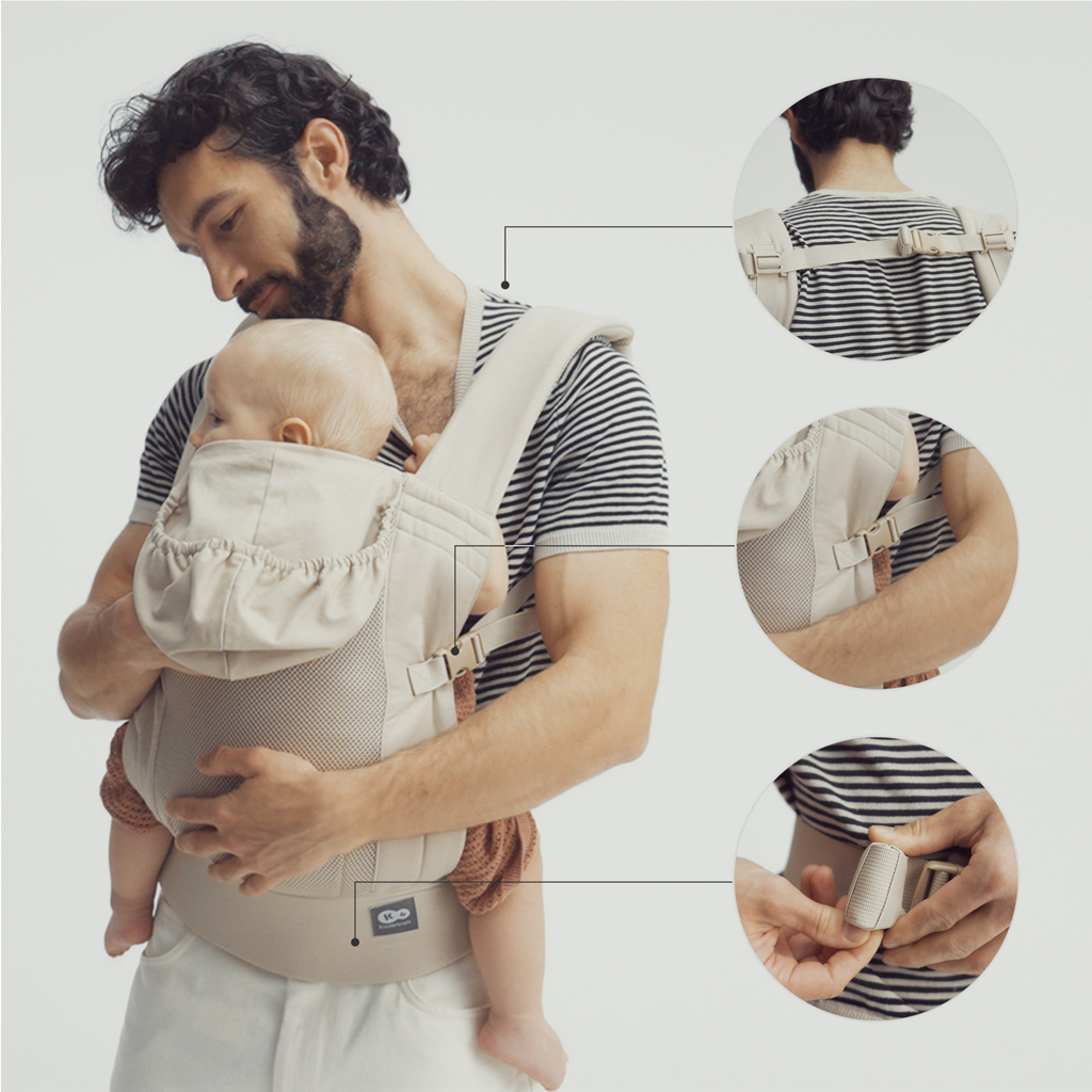 KINDERKRAFT Nosič detský CarryBee Black