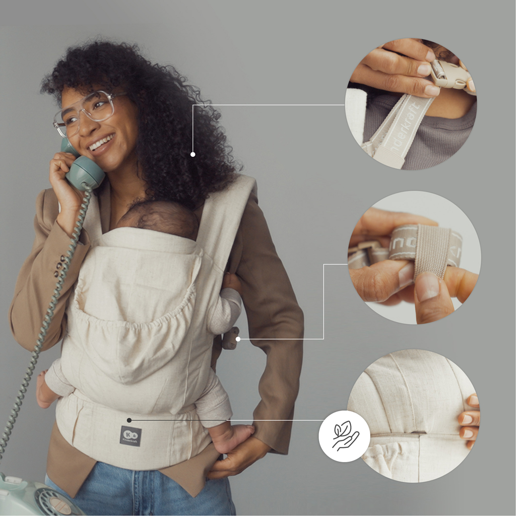 KINDERKRAFT Nosič detský Elara Beige