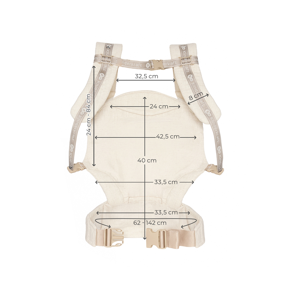 KINDERKRAFT Nosič detský Elara Beige