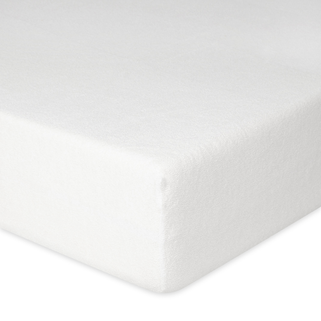 BABYMATEX Plachta napínacia froté Premium 70x140cm biela