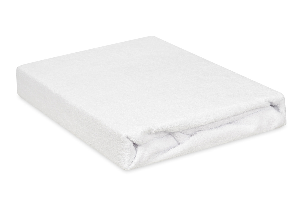 BABYMATEX Plachta napínacia froté Premium 70x140cm biela