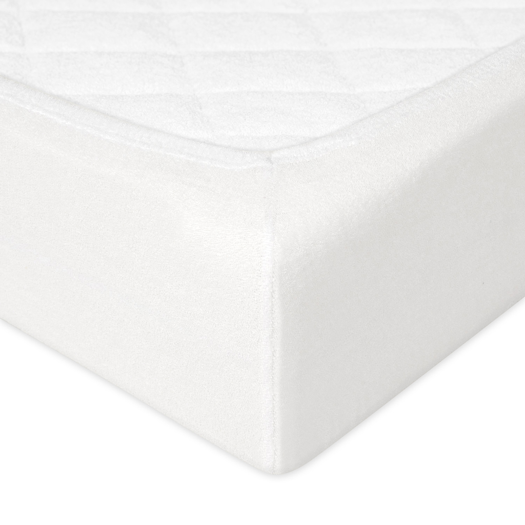 BABYMATEX Plachta napínacia froté Premium 70x140cm biela