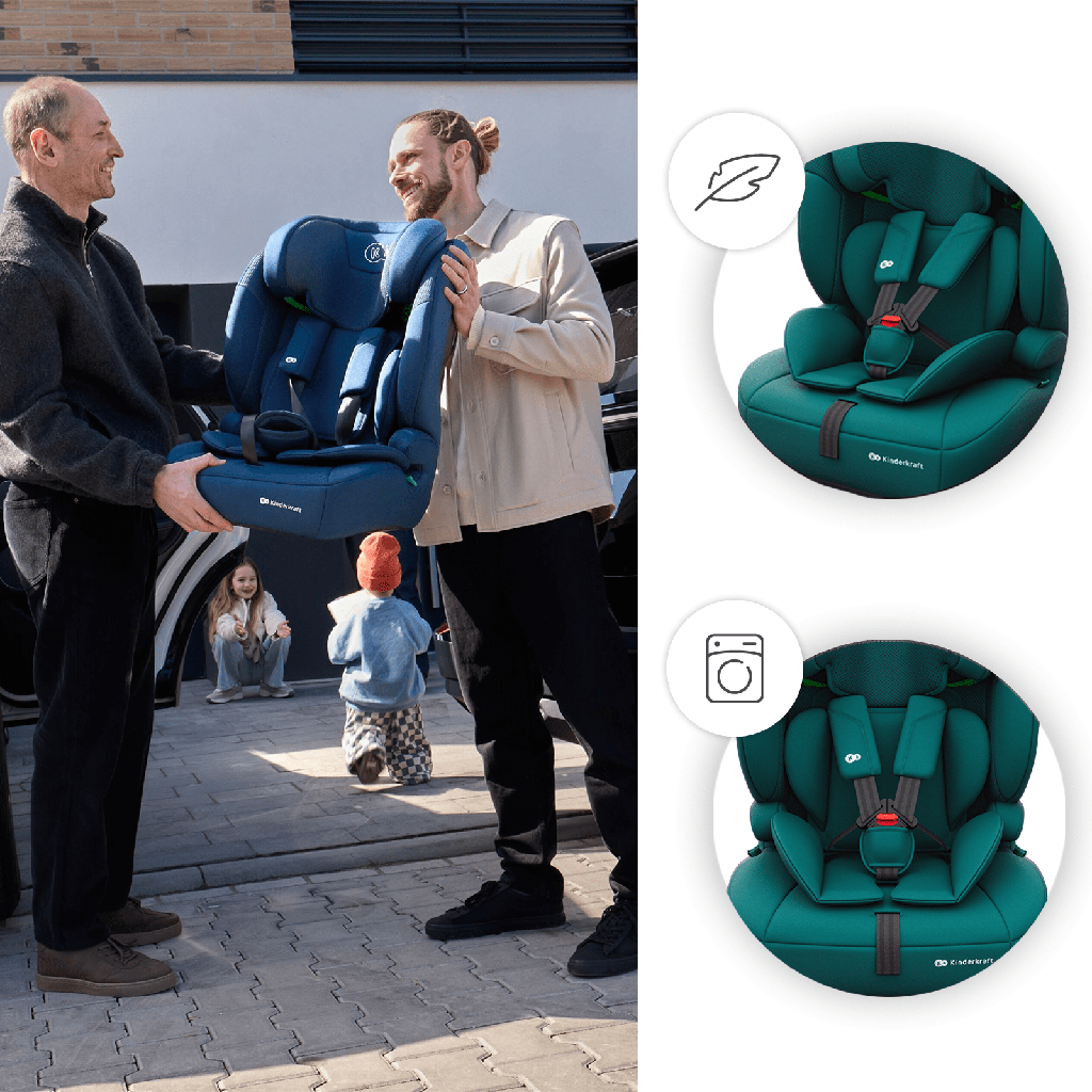 KINDERKRAFT Autosedačka Comfort Up 2 Plus i-Size (76-150 cm) Green