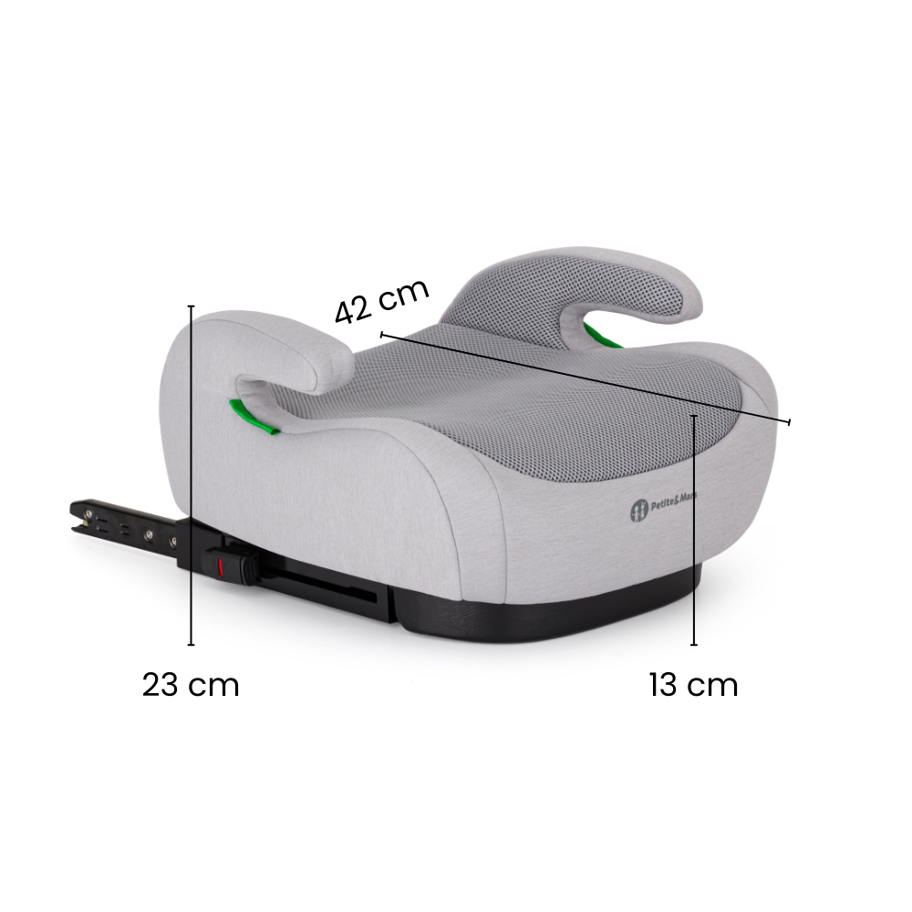 PETITE&amp;MARS Podsedák Optimus Pro i-Size Air Tan Brown 125 - 150 cm (22-36 kg)