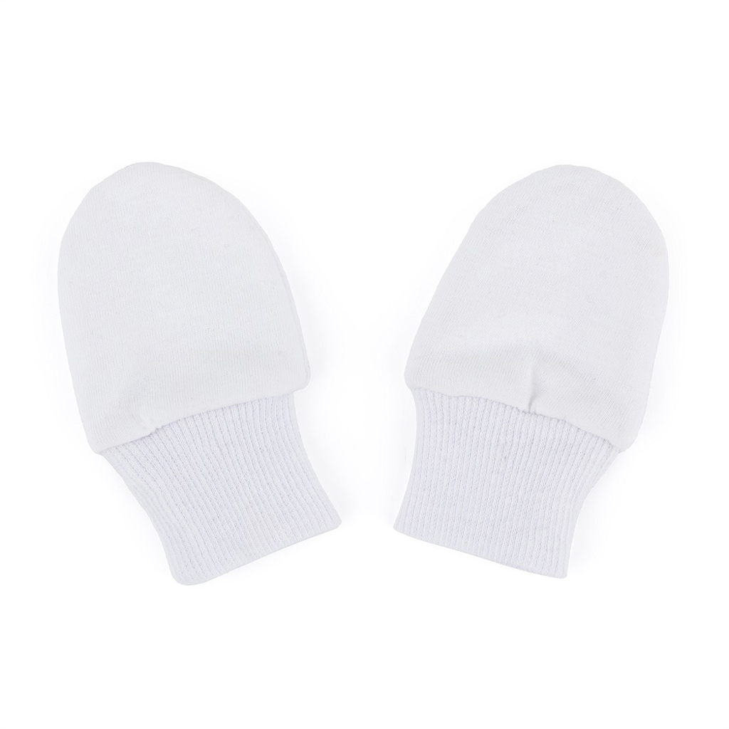 PETITE&amp;MARS Rukavičky kojenecké Smoothie Infinity White