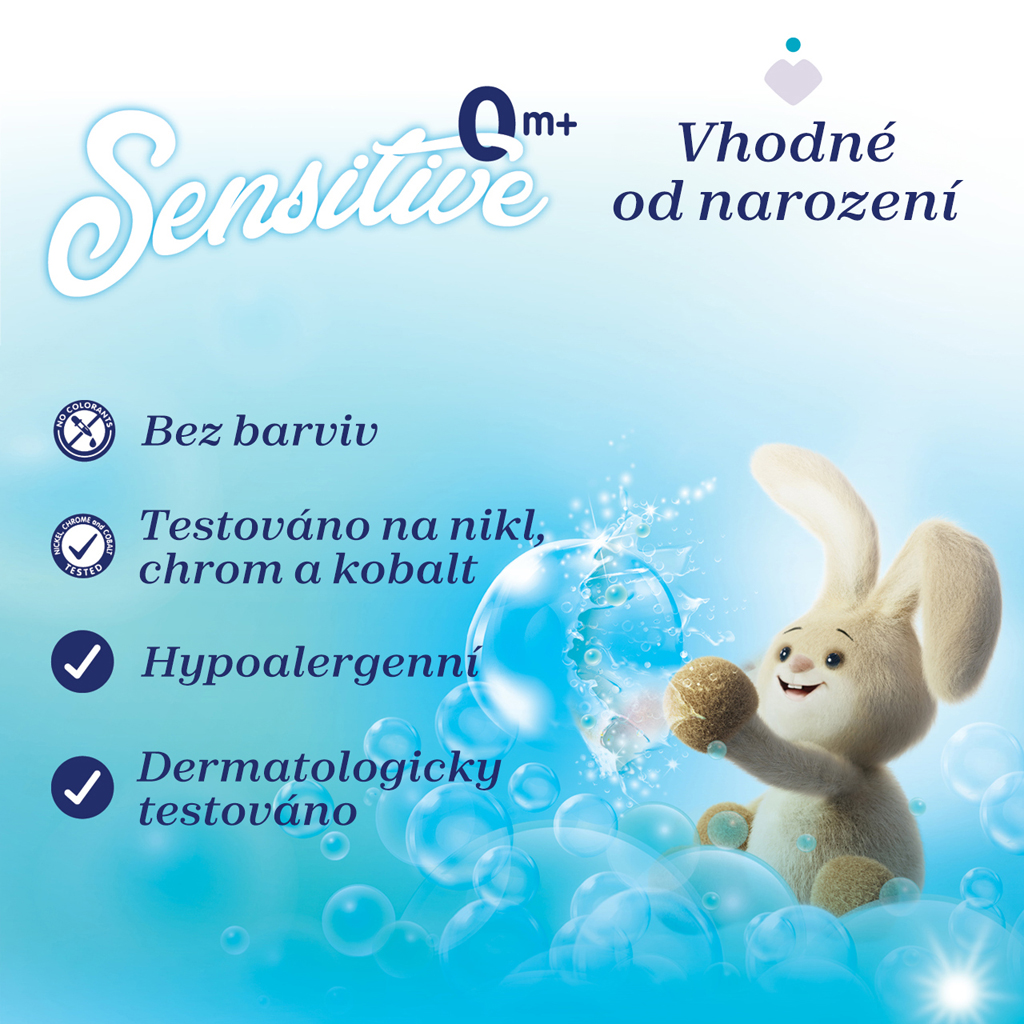 6x CHICCO Prací gél Baby Sensitive 1,5 l (27 praní)