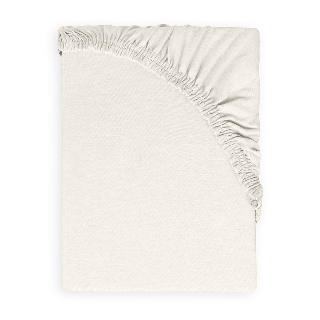 BABYMATEX Plachta napínacia Jersey 60x120cm ecru, slonová kosť