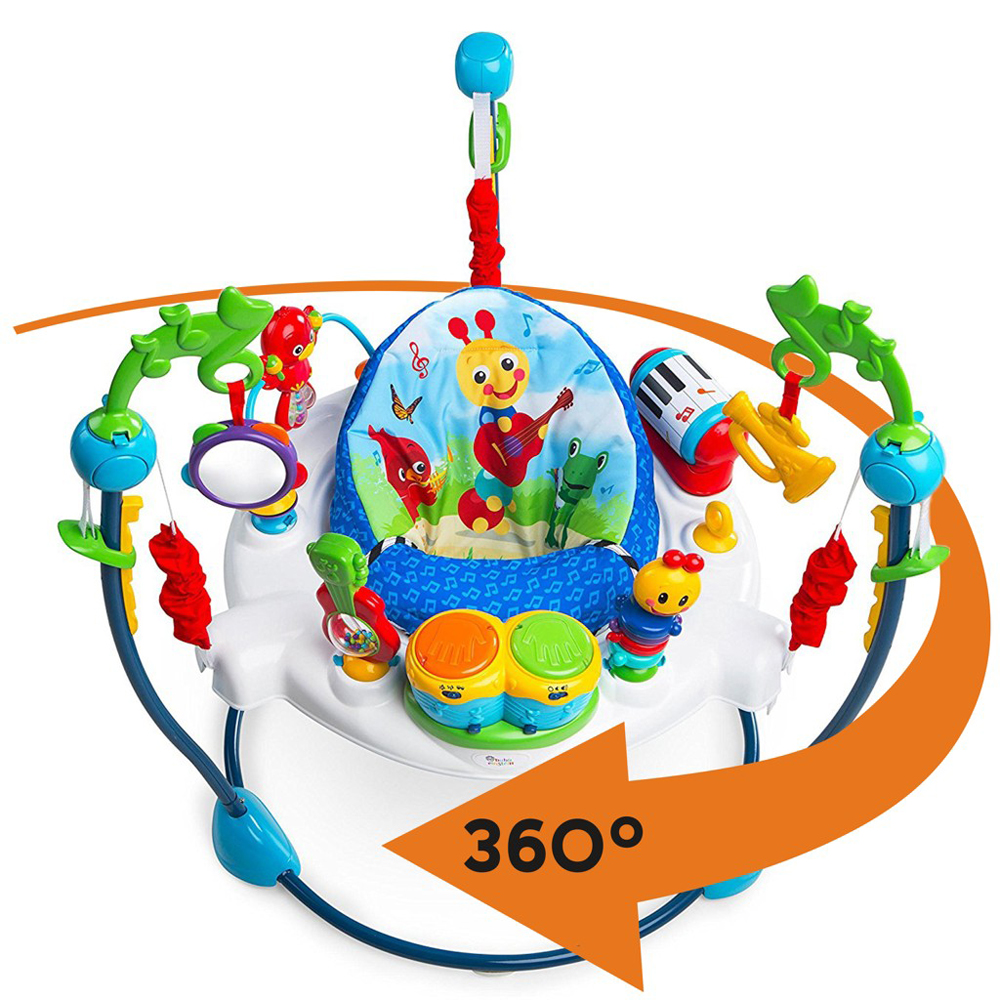 BABY EINSTEIN Skákadlo/aktívne centrum 2v1 Neighborhood Symphony 6m+ do 11 kg
