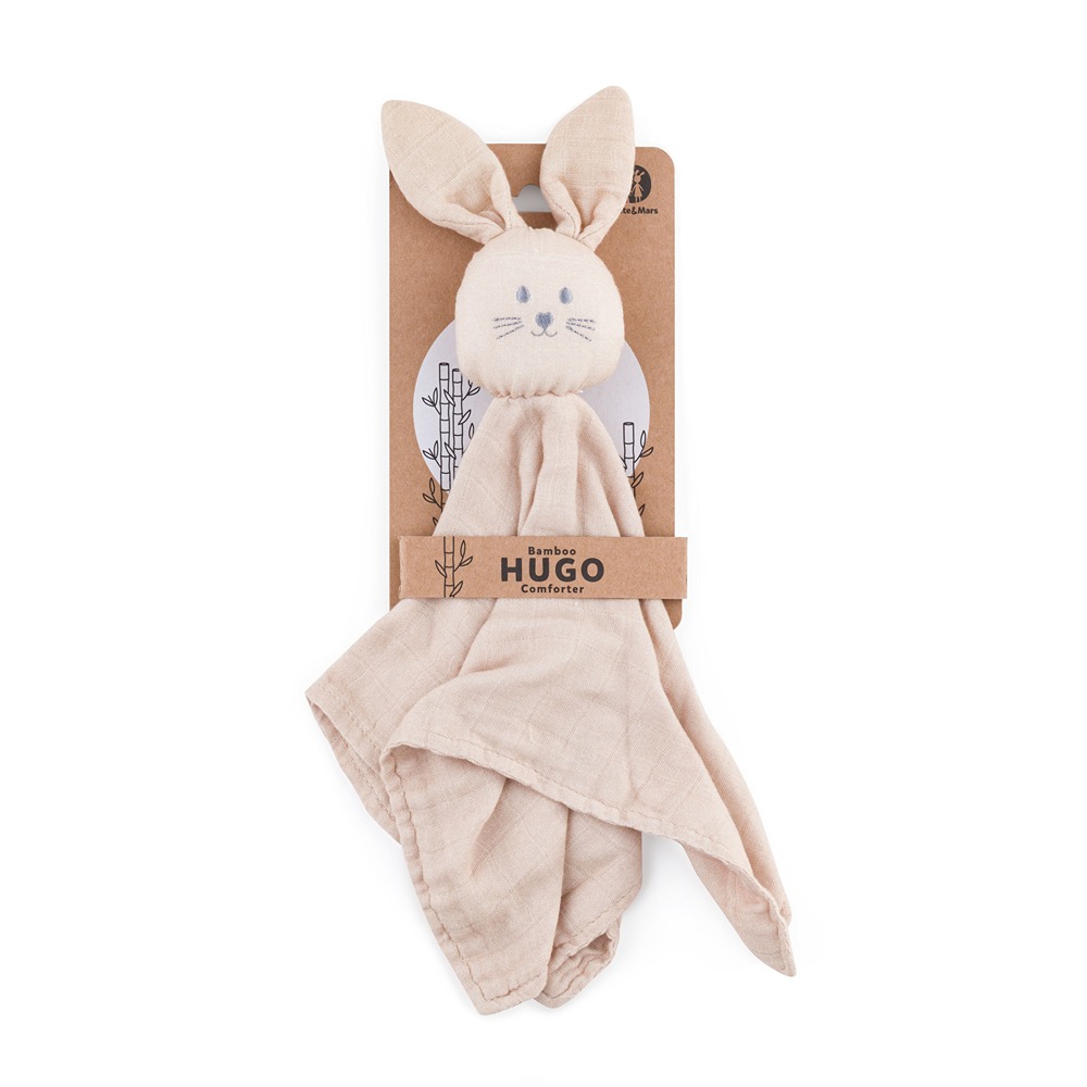 PETITE&amp;MARS Maznáčik bambusový mušelínový Hugo Desert Sand 0m+