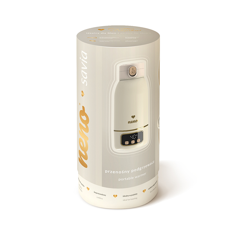 NENO Ohrievač mlieka, vody a nápojov Savia bezdrôtový, 500 ml, 35–55 °C, USB-C