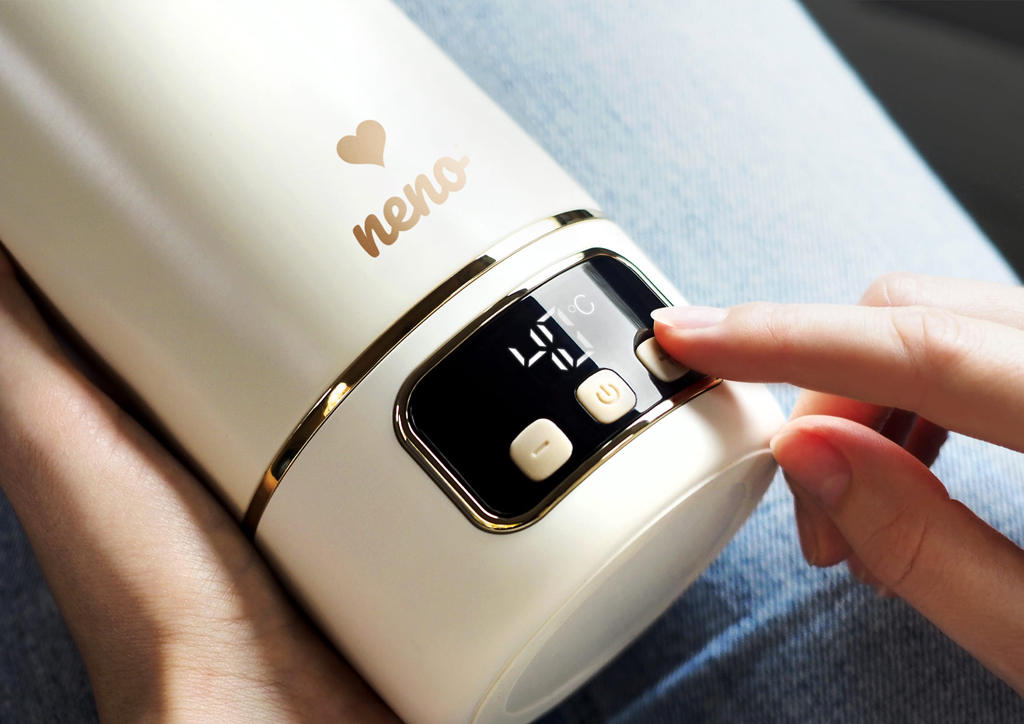 NENO Ohrievač mlieka, vody a nápojov Savia bezdrôtový, 500 ml, 35–55 °C, USB-C
