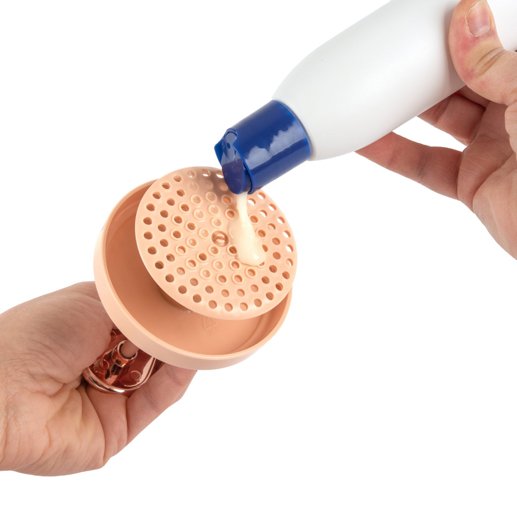 CHICCO Jemný čistiaci gél na tvár POP Softy Vanilla 150ml s peniacim dávkovačom