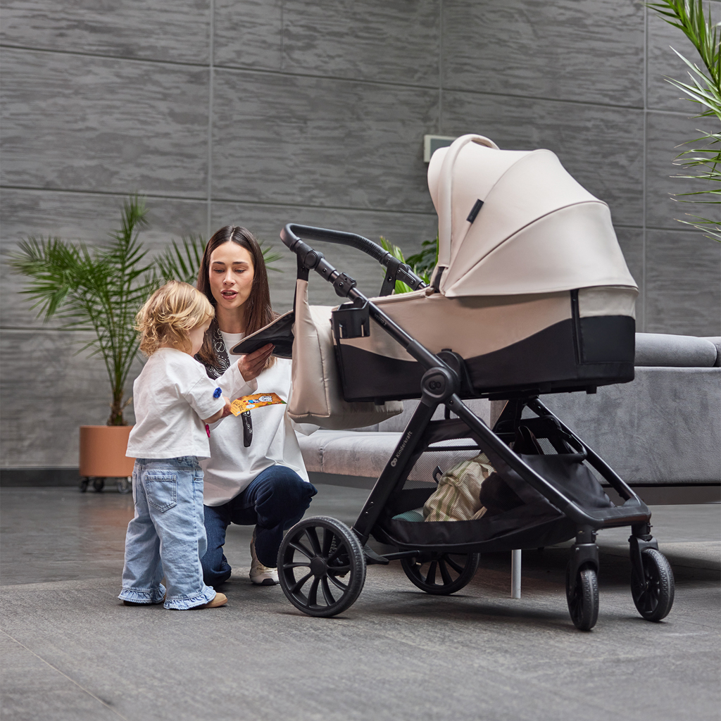 KINDERKRAFT Kočík kombinovaný Vesto 2 3v1 Beige