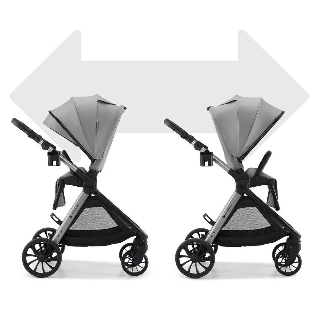 KINDERKRAFT Kočík kombinovaný Vesto 2 3v1 Grey