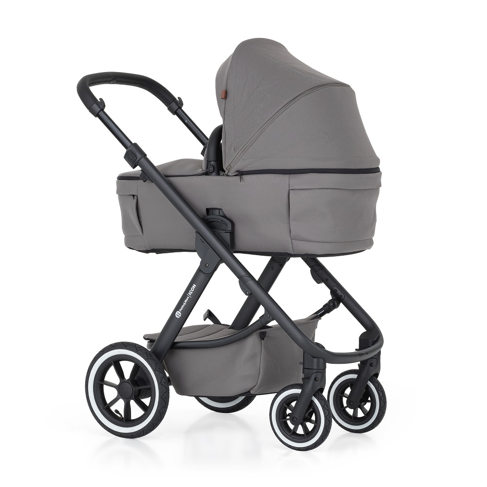 PETITE&amp;MARS Kočík kombinovaný ICON 2v1 Dove Grey XXL AIR