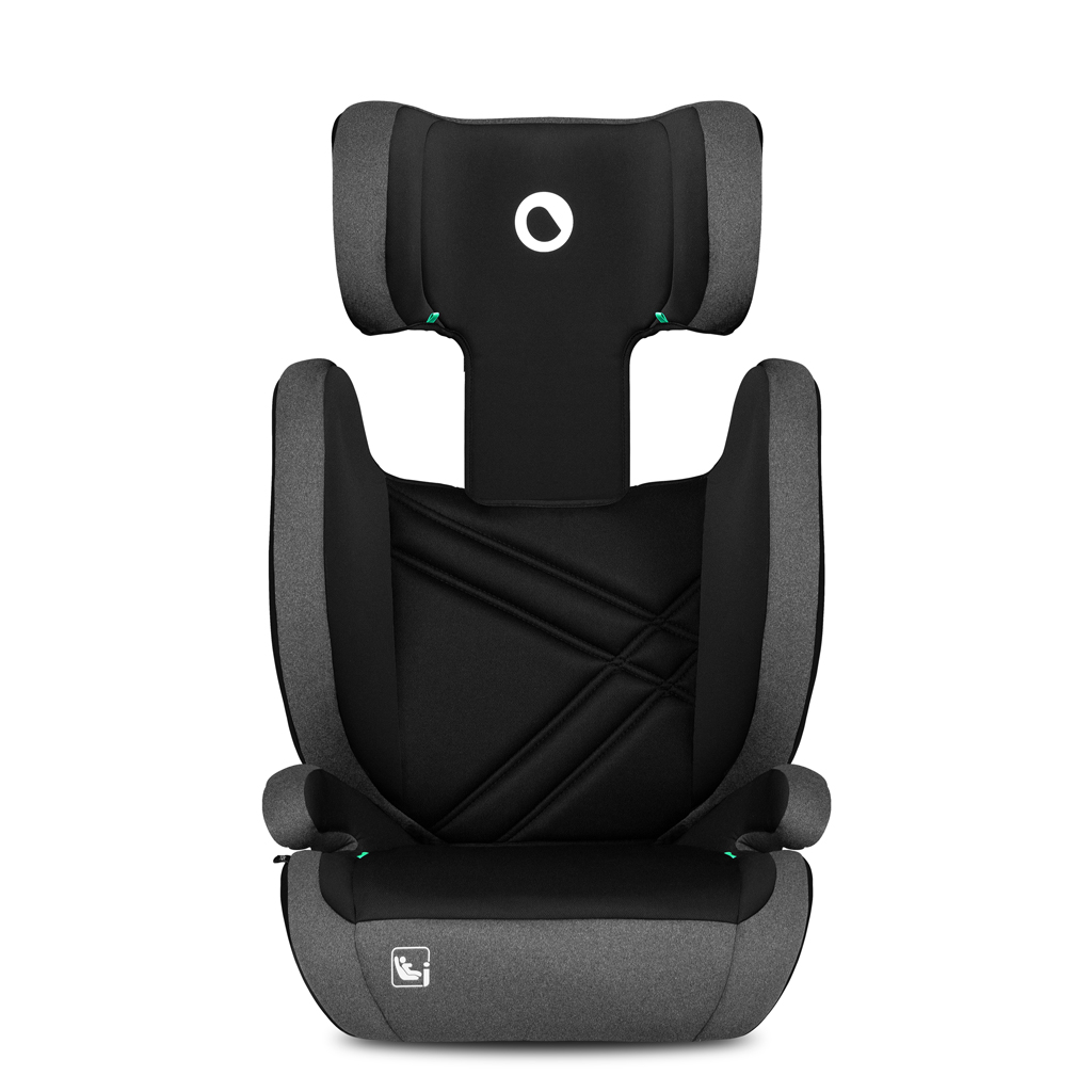 LIONELO Autosedačka Hugo i-Size (100-150 cm) Black Grey