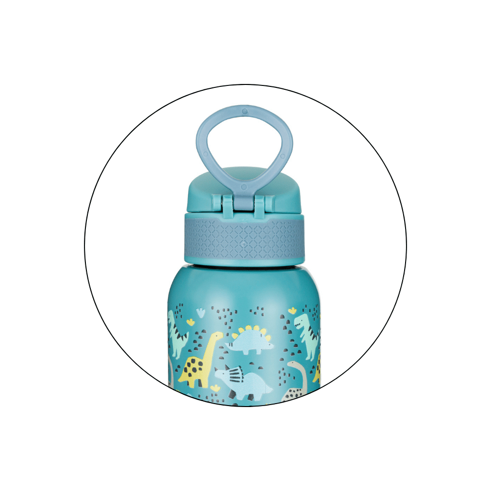 PETITE&amp;MARS Fľaša nerezová termo s náustkom 500 ml Dino Park 36m+