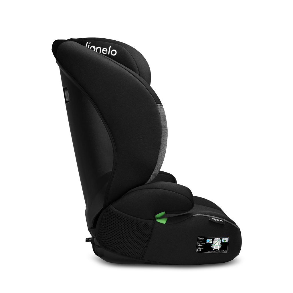 LIONELO Autosedačka Lars i-Size (100-150 cm) Black Grey