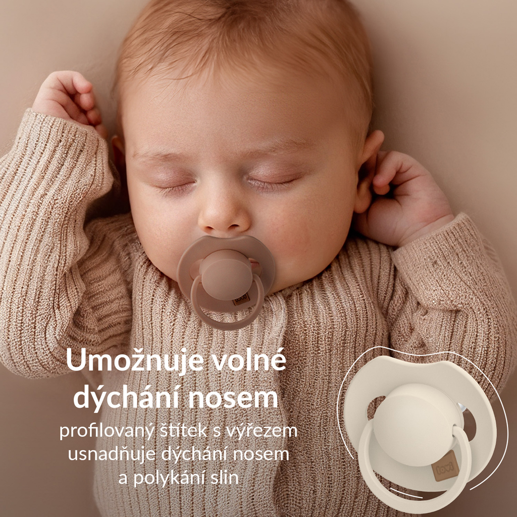 LOVI Cumlík silikónový dynamický Prime 18m+ 2ks Baby Blue/Blue