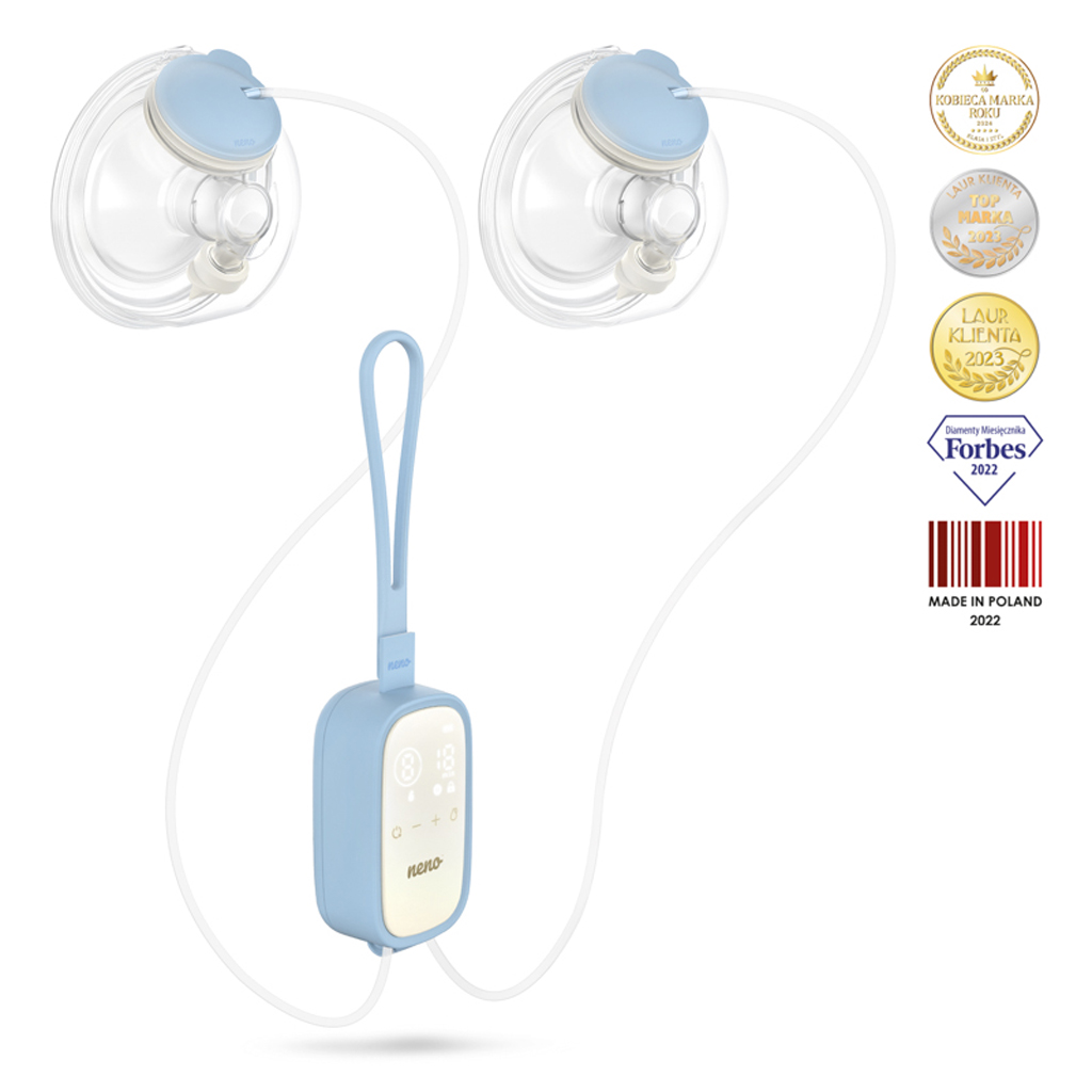 NENO Odsávačka materského mlieka duo elektrická handsfree Velo + CHICCO Vložky do podprsenky 30ks