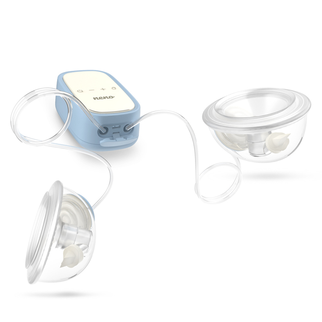 NENO Odsávačka materského mlieka duo elektrická handsfree Velo + CHICCO Vložky do podprsenky 30ks