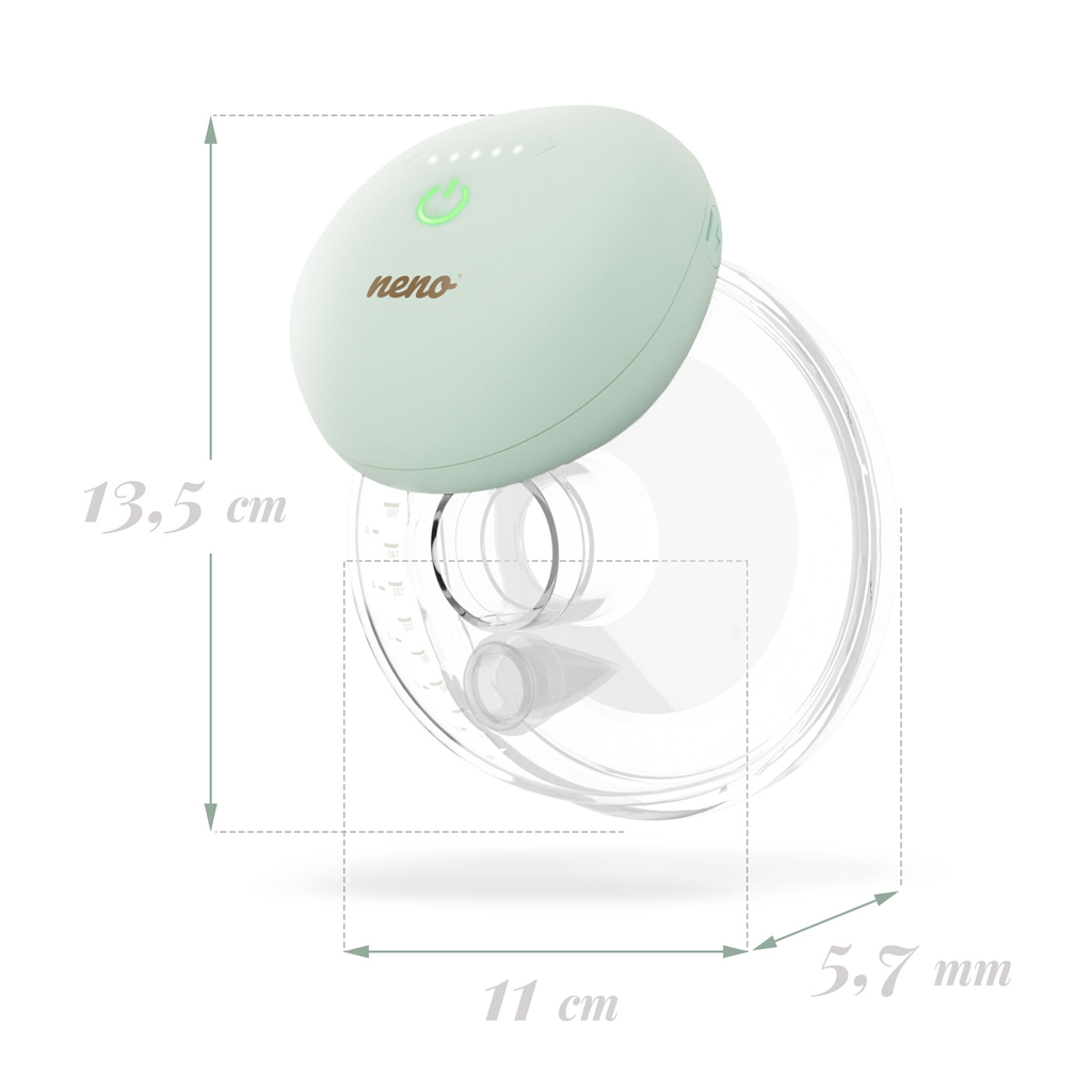 NENO Odsávačka mlieka Ovio Twin Duo bezdrôtová hands-free + CHICCO Vložky do podprsenky 30ks