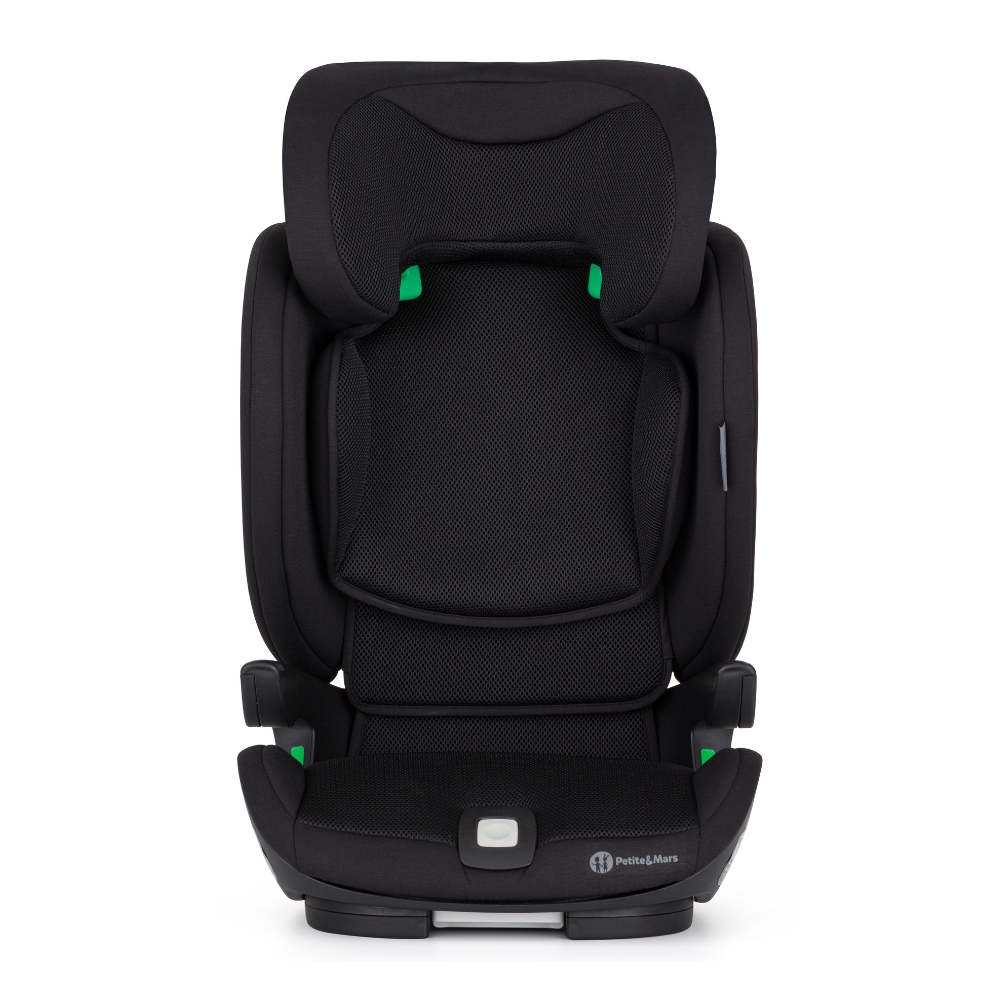 PETITE&amp;MARS Autosedačka Elite Fix Pro i-Size Coal Black Air 100-150 cm (15-36 kg)