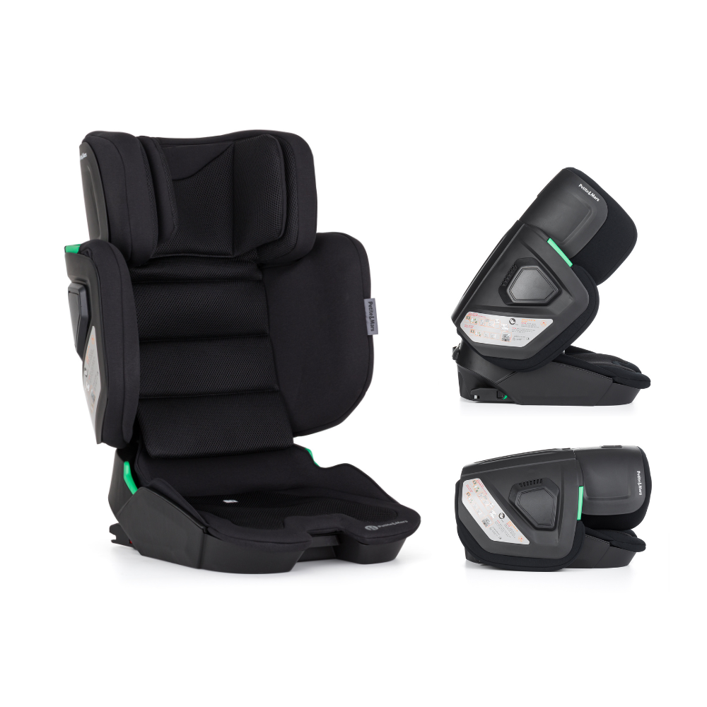PETITE&amp;MARS Autosedačka Flex Pro i-Size Coal Black Air 100-150 cm (15-36 kg)