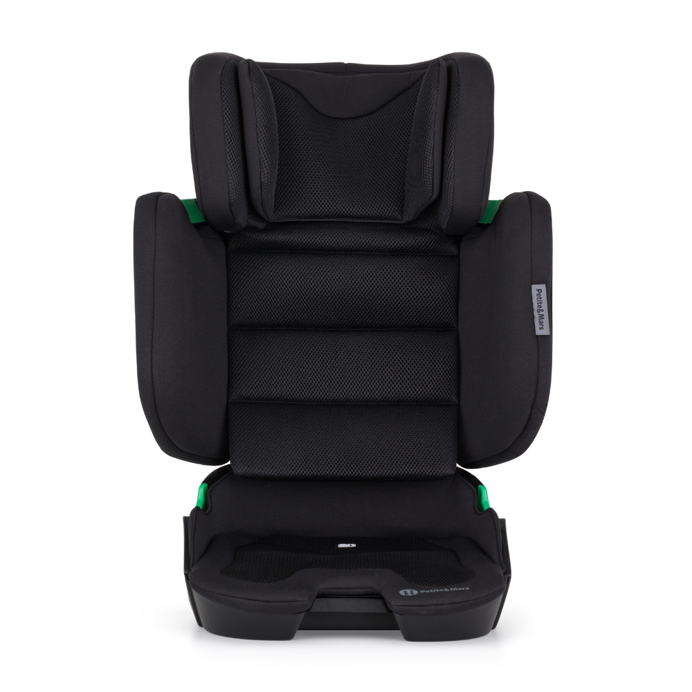 PETITE&amp;MARS Autosedačka Flex Pro i-Size Coal Black Air 100-150 cm (15-36 kg)