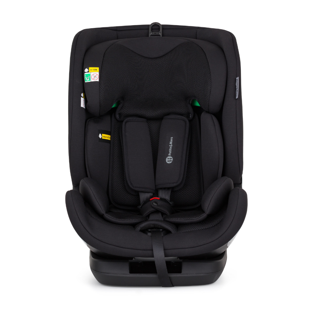 PETITE&amp;MARS Autosedačka Prime Pro i-Size Coal Black Air 76-150 cm (9-36 kg)
