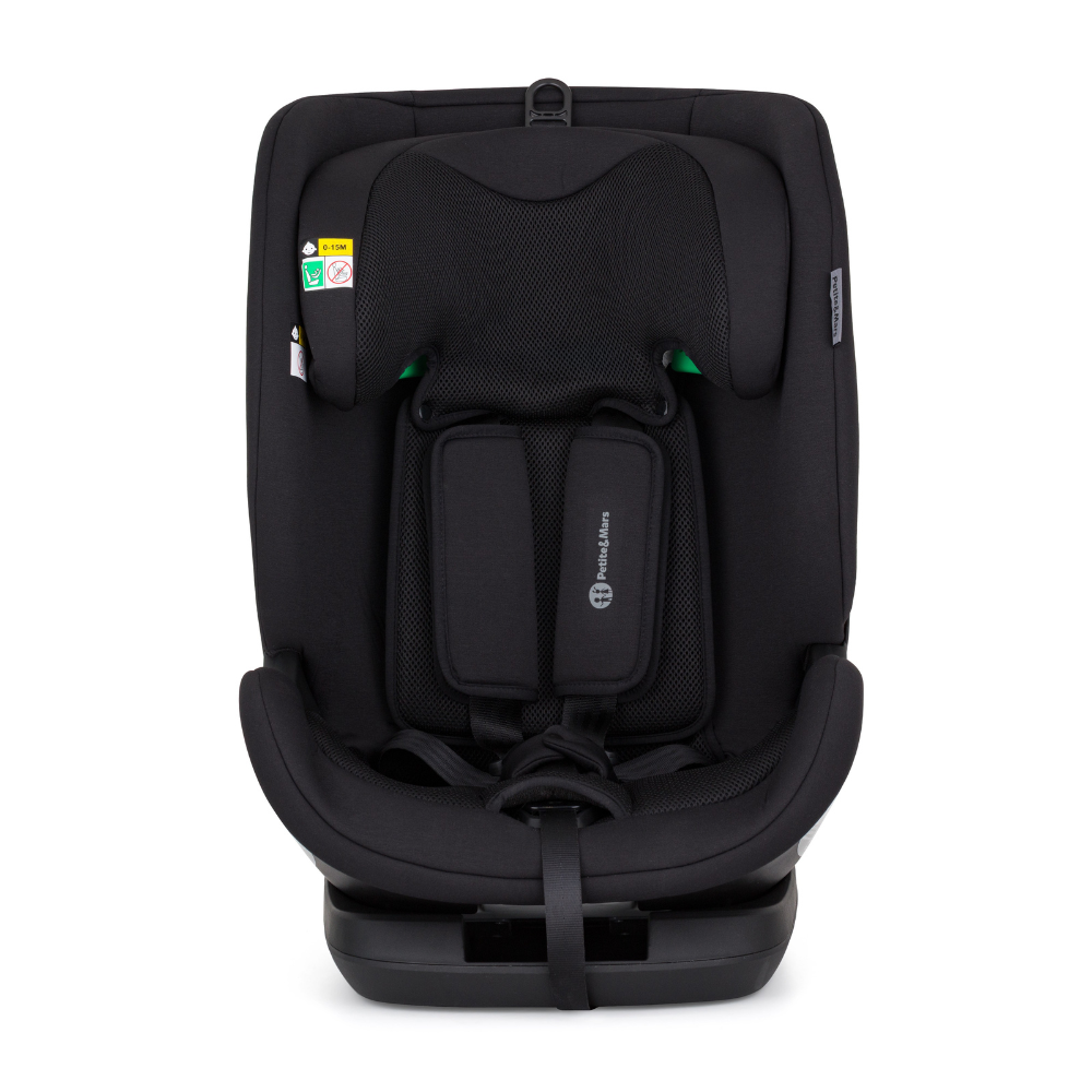 PETITE&amp;MARS Autosedačka Prime Pro i-Size Coal Black Air 76-150 cm (9-36 kg)