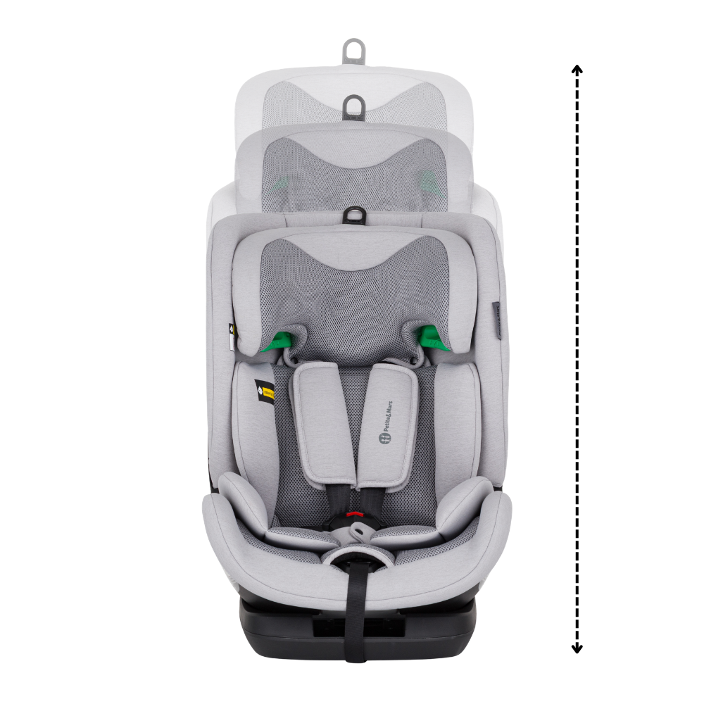 PETITE&amp;MARS Autosedačka Prime Pro i-Size Gentle Grey Air 76-150 cm (9-36 kg)