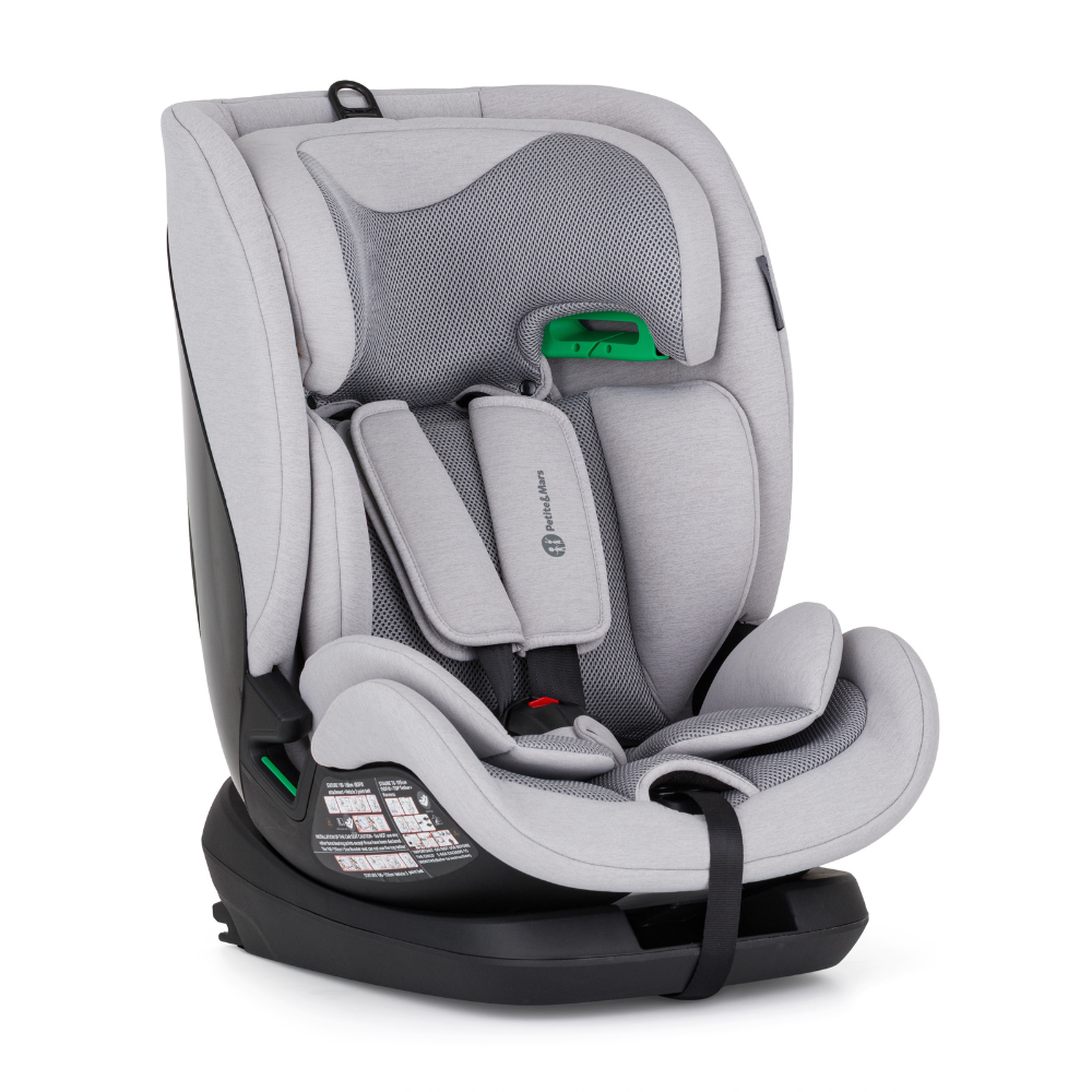 PETITE&amp;MARS Autosedačka Prime Pro i-Size Gentle Grey Air 76-150 cm (9-36 kg)