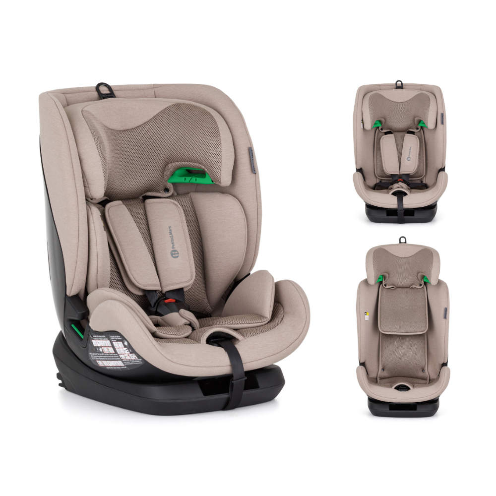 PETITE&amp;MARS Autosedačka Prime Pro i-Size Tan Brown Air 76-150 cm (9-36 kg)