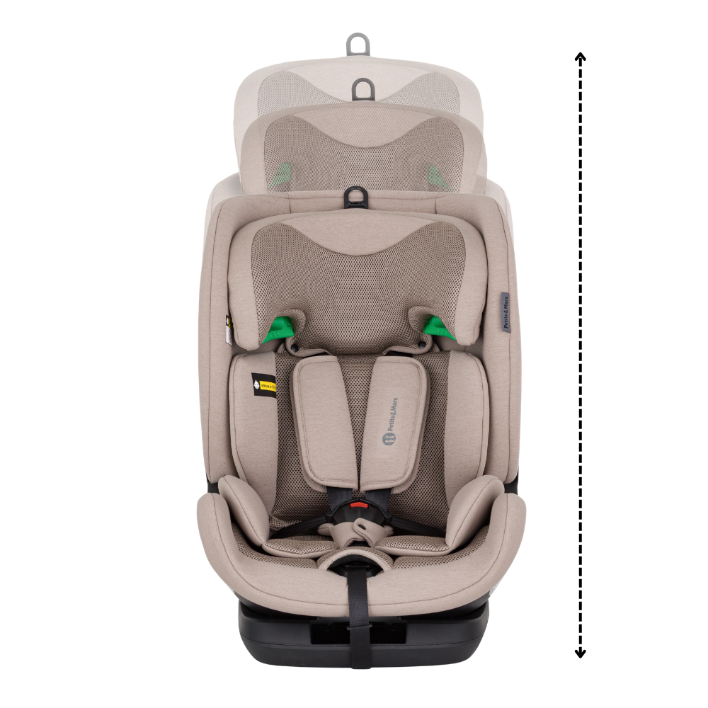 PETITE&amp;MARS Autosedačka Prime Pro i-Size Tan Brown Air 76-150 cm (9-36 kg)