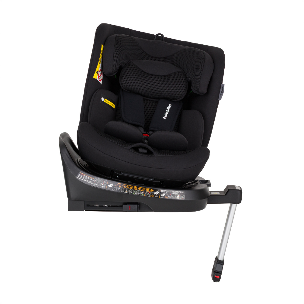 PETITE&amp;MARS Autosedačka Twistguard Pro i-Size Coal Black Air 40-150 cm(0-36 kg)