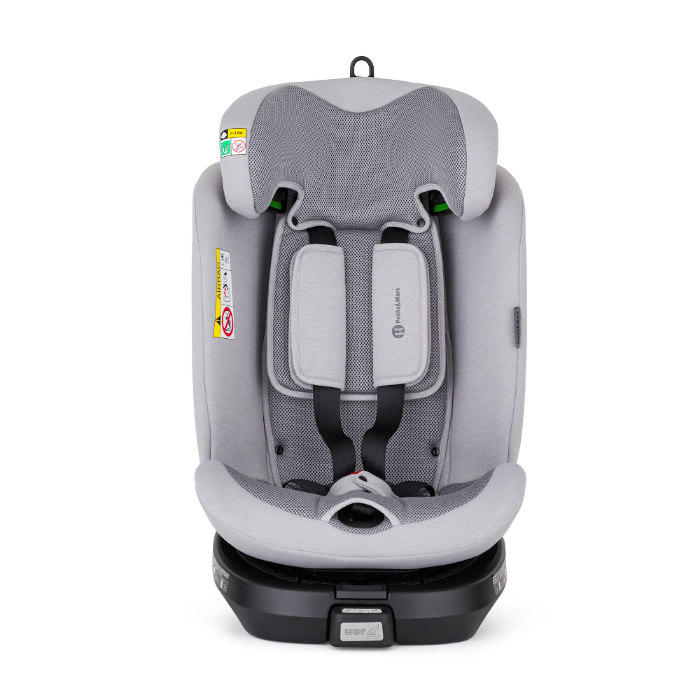 PETITE&amp;MARS Autosedačka Twistguard Pro i-Size Gentle Grey Air 40-150 cm(0-36 kg)