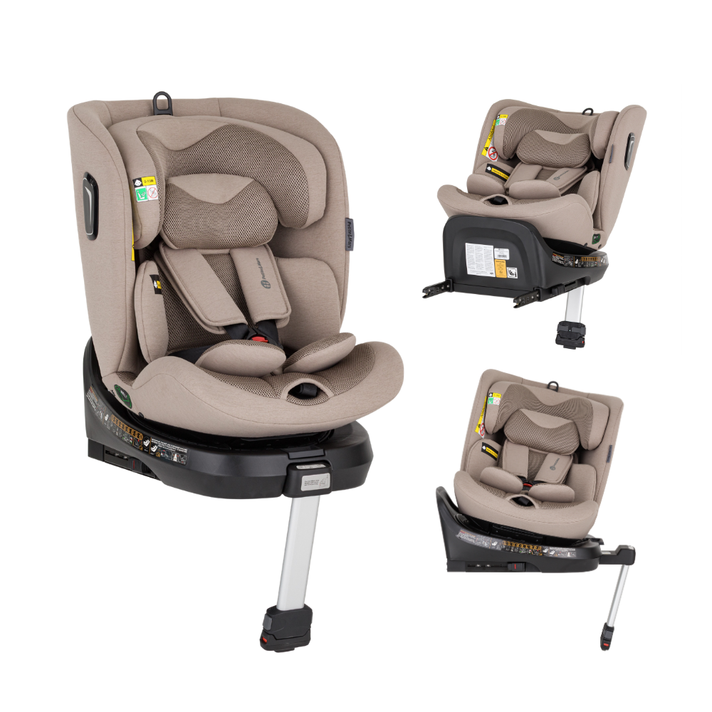 PETITE&amp;MARS Autosedačka Twistguard Pro i-Size Tan Brown Air 40-150 cm(0-36 kg)