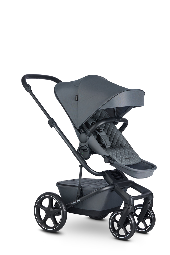 EASYWALKER SET Kočík 4v1 Harvey⁵ Premium Mineral Grey XXL RWS + CYBEX Aton B2 i-Size