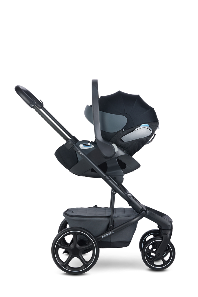 EASYWALKER SET Kočík 4v1 Harvey⁵ Premium Mineral Grey XXL RWS + CYBEX Aton B2 i-Size