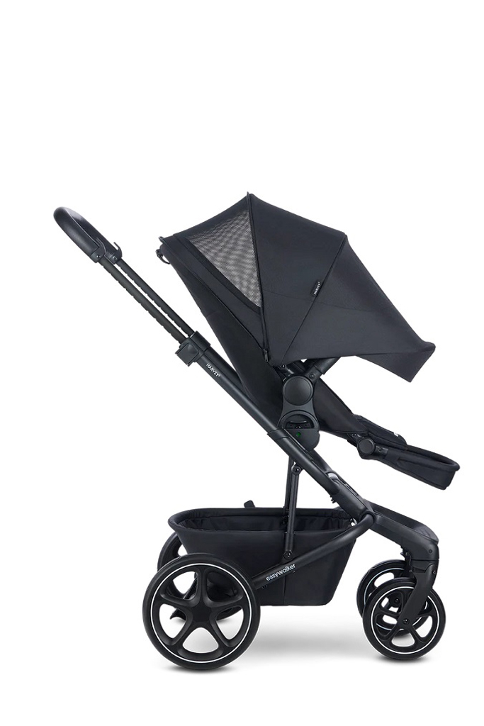 EASYWALKER Kočík kombinovaný Harvey⁵ Midnight Black XXL RWS