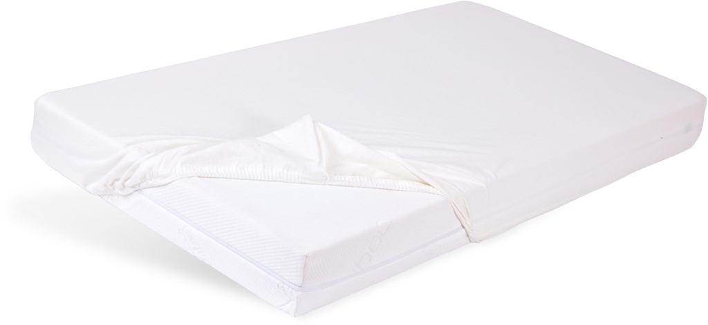 BABYMATEX Plachta nepromokavá napínacia Bamboo 60x120cm biela