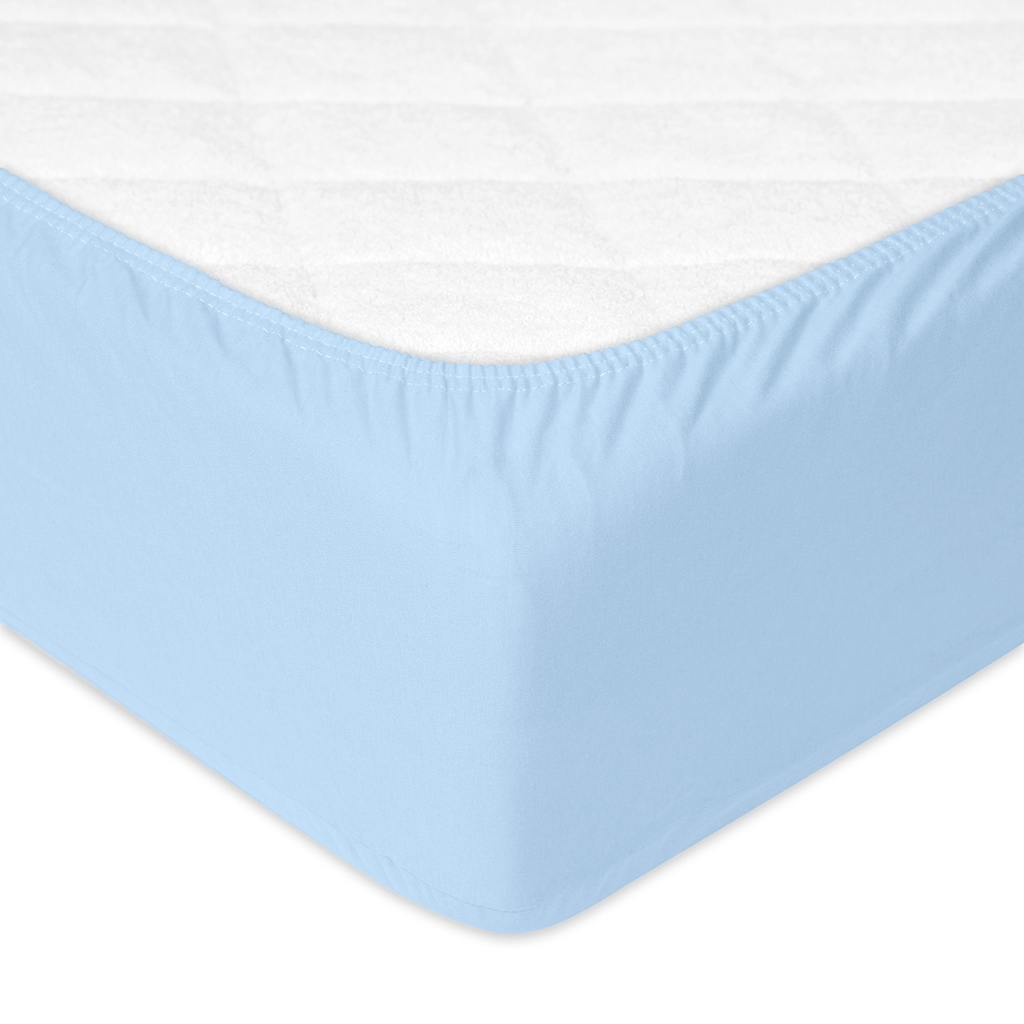 BABYMATEX Plachta nepromokavá napínacia Bamboo 60x120cm modrá