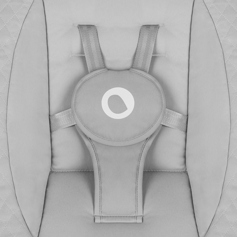 LIONELO Detské lehátko Iris Grey Concrete, 0m+